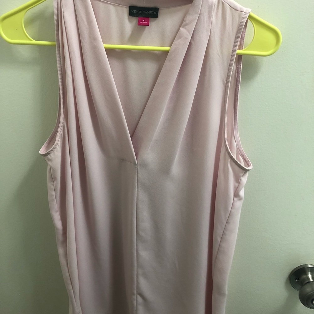 Vince Camuto pale pink tank